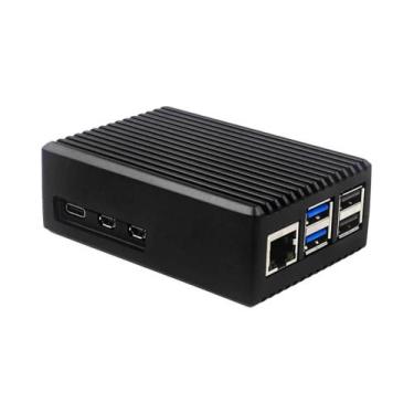 Imagem de Case De Alumínio Para Raspberry Pi 5 Com Resfriamento Passivo, Carcaça