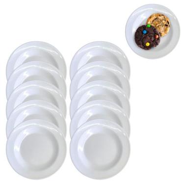 Imagem de 10 Pratos Para Sobremesa em Melamina Buffet e Restaurantes 17,5cm - Be