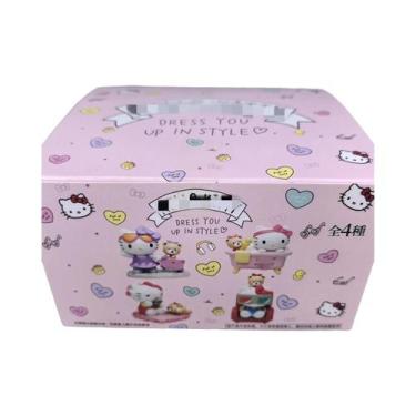 Imagem de Figura De Anime Kawaii Hello Kitty Em Caixa Surpresa, Modelo De Orname