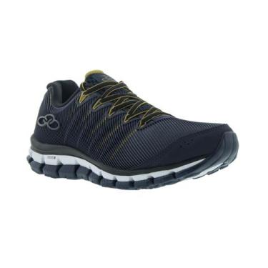 Imagem de Tênis Masculino Olympikus Dynamic, 40, Marinho, Dourado