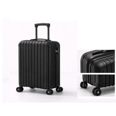 Imagem de Mala Viagem Rigida Abs Bordo Pequena Giro 360 Mao Padrao Preto