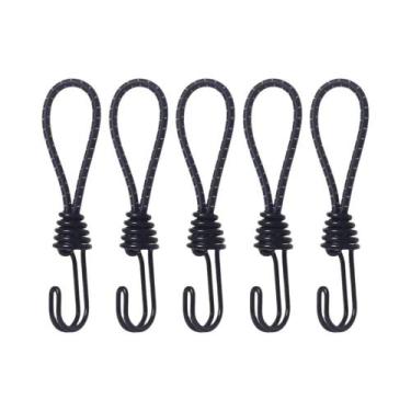 Imagem de Corda Elástica Versátil Para Barraca De Camping Ao Ar Livre Com Gancho