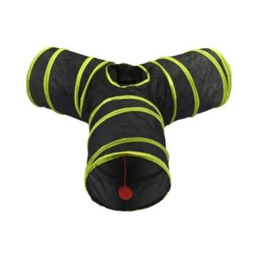 Imagem de Túnel Dobrável Para Gatos, Brinquedo Interativo De Treinamento Para Ga