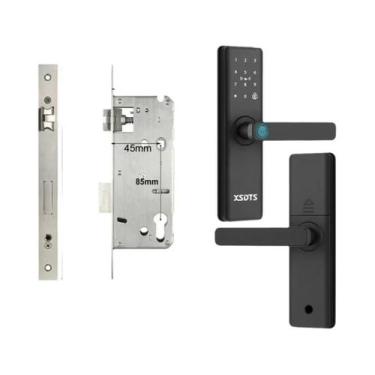 Imagem de Fechadura De Porta Inteligente Com APP Tuya, Biometria, Impressão Digi