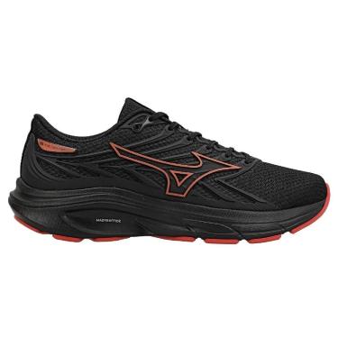 Imagem de Tênis Mizuno Jet 8 - Masculino Preto-Vermelho