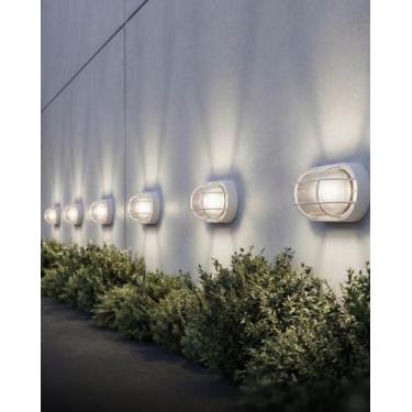 Imagem de Kit 7 Arandelas Tartaruga Luminária Externa E27 Muro Corredor Balizado