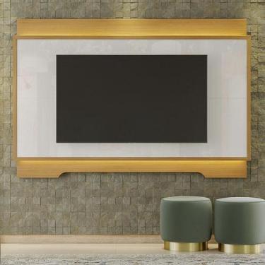 Imagem de Painel Sala Michigan para TV até 70 Polegadas - Lukaliam, Tauari/Off W
