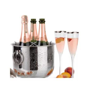 Imagem de Champagneira 6 L Base Coletora, Alças E Grelha 3 Garrafas 802075 - For