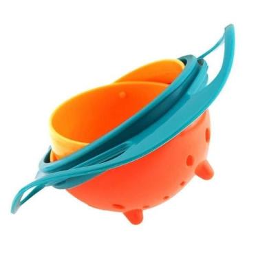 Imagem de Comedouro Pet Giratório Anti-sujeira Para Cães E Gatos Com Design Higi