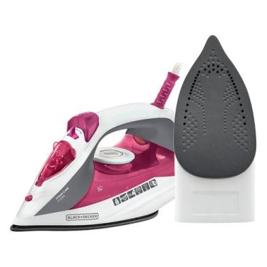 Imagem de Ferro de Passar a Vapor Black Decker 1200w Antiaderente Pink 220V - BL