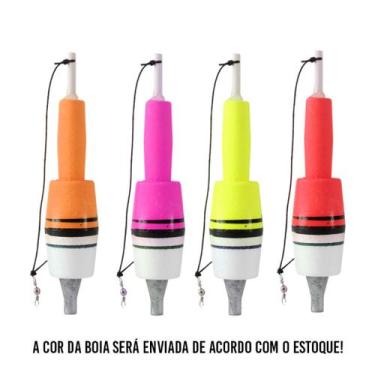 Imagem de Boia De Arremesso Para Pesca N14 Cor Sortid 30g - Bóias Barão
