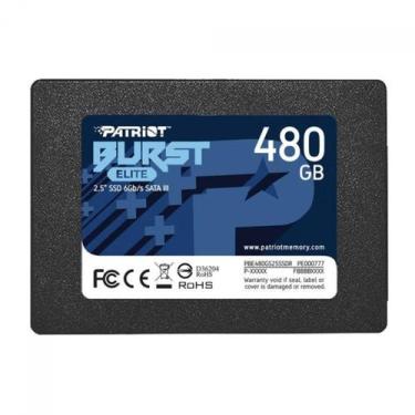 Imagem de SSD Patriot Burst Elite, 480GB, Sata III, Leitura 450MB/s e Gravação 3