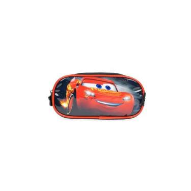 Imagem de Estojo Escolar Masculino Carros Vermelho - Disney, U, Vermelho