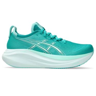 Imagem de Tênis Asics Gel-Nimbus 27 Feminino - Azul Turquesa+Branco