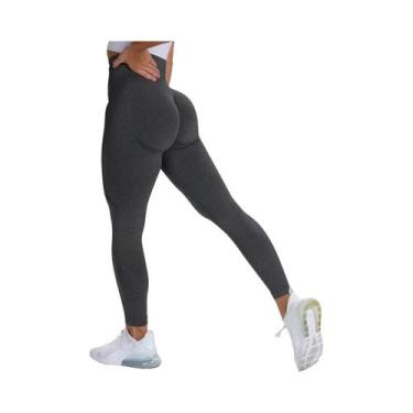 Imagem de Leggings Sem Costura De Cintura Alta Para Mulheres, Ideais Para Esport