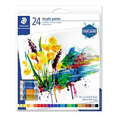 Imagem de Staedtler, Tinta Acrilica, Staedtler 24 cores - 8500 C24