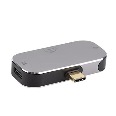 Imagem de Docking Station tipo C, resolução de alta definição 3 em 1 design robusto e durável Hub USB C de carregamento rápido rápido para OS X para Android para