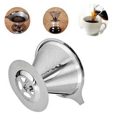 Imagem de Filtro Coador de Café Inox 102 Reutilizável Não Precisa De Papel