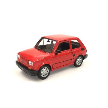 Imagem de Miniatura Fiat 126 Vermelho Welly 1/21