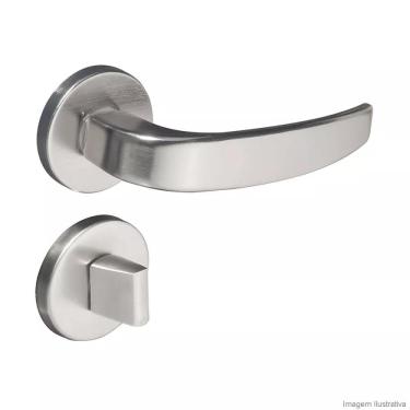 Imagem de Fechadura para Banheiro Aço Zamac Vic 930-80 40mm Pado Cromado