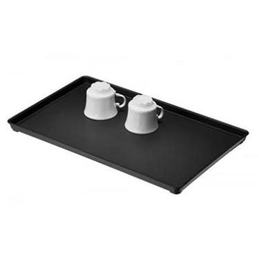 Imagem de Bandeja Travessa Plástica 40x25cm Escorredor Louça Pia Cozinha Preto Fosco - 1501PT Future - Preto