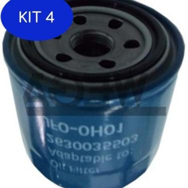 Imagem de Kit 4 Filtro De Óleo Hyundai Hb20 1.6 16v Flex 12 Em Diante