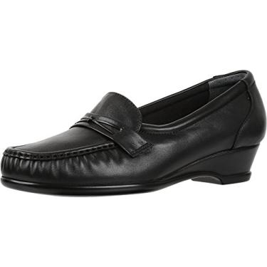 Imagem de SAS Mocassins Femininos, Preto, 8.5