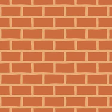 Imagem de Placa em EVA Estampado, Make +, 2 mm, Tijolinho, 60x40cm, Pacote com 5