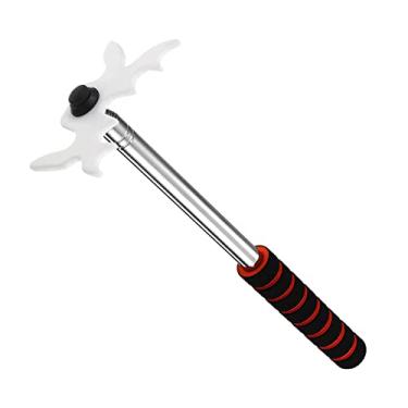 Imagem de simhoa Ponte de bilhar telescópica com cabeça Acessório de bilhar em aço inoxidável para competição bilhar interna