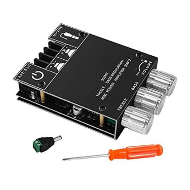 Imagem de ＫＬＫＣＭＳ Placa Amplificadora 50Wx2 Entradas AUX Módulo Amplificador de Potência de Áudio para Áudio DIY