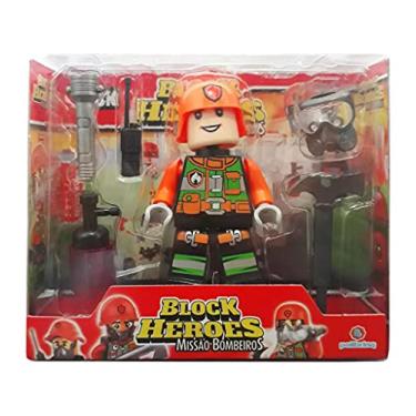 Imagem de Jack Block Heroes Missao Bombeiros - Polibrinq BL595