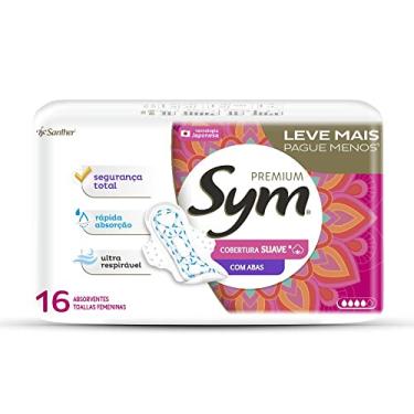 Imagem de Sym Absorvente Premium Cobertura Suave Com Abas Branco