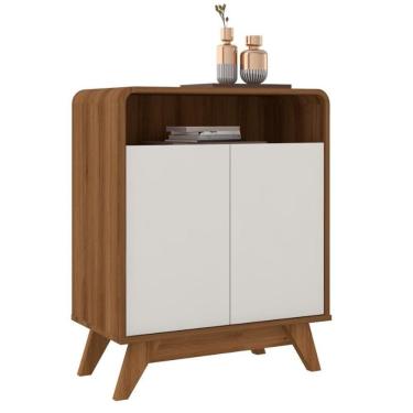 Imagem de Buffet Aparador Eccos 2 Portas Nature/Off White – Fabri Móveis