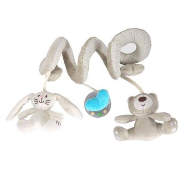 Imagem de Bebê infantil crianças urso coelho carrinho e cama espiral pendurado brinquedos