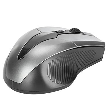 Imagem de Mouse Sem Fio, Mini Mouse óptico Ergonômico de 2.4g Sem Fio, Acessórios de Computador para Notebook Tablet Pc (GRAY)