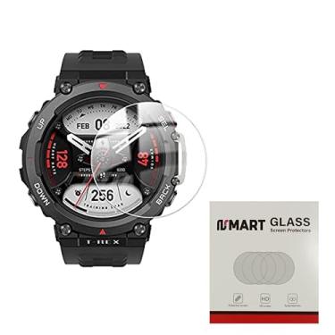 Imagem de Kit 2 Películas de VIDRO protetora compatíveis com Amazfit T-REX 2, Screen Protector, 2 Pcs - Nandos-Store (T-REX 2)