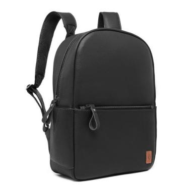 Imagem de Muchila Em Couro Alça Regulável Elegante - Adápti , Preto