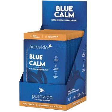 Imagem de Blue Calm - Triptofano + Magnésio + Mio-Inositol - (Caixa 20 Saches) -