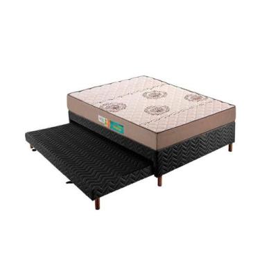 Imagem de Colchão Polar D33 Class Pérola Brown+Bicama 138x188 - Colchões Polar