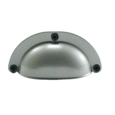 Imagem de Puxador Móveis Retrô Concha Metal Colonial Champagne - Speed Puxadores