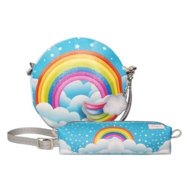 Imagem de Kit Infantil Bolsa e Estojo Arco Íris, Magicc