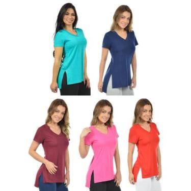 Imagem de Kit 5 blusas longa mullet fenomenal(sem elastano), Cores kit 5, P