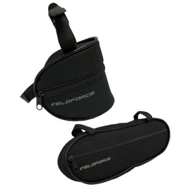 Imagem de Kit Bolsa De Quadro + Bolsa de Selim Bike Ciclismo Veloforce - ELLEVEN