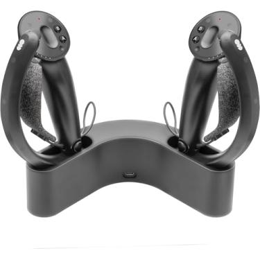 Imagem de Magnetic Charging Dock/Stand Holder and Organizer for Valve Index VR Controller (Black)
