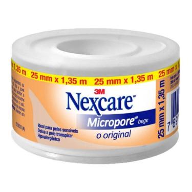 Imagem de Fita Micropore Nexcare 3M 25mm x 1,35m Bege