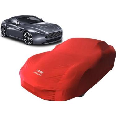 Imagem de Capa Automotiva Aston Martin Vantage Tecido Lycra Cor Preta - Mz, Verm