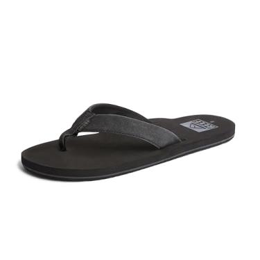 Imagem de REEF Twinpin Chinelo masculino de praia, palmilha acolchoada macia, adequada para água, Preto/preto, 39