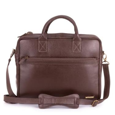 Imagem de Pasta Executiva Masculina Notebook Couro Oliver Sifra (FLOTER TABACO)