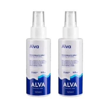 Imagem de Kit 2X: Desodorante Cristal Spray Sem Perfume Alva 120ml