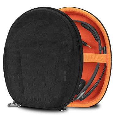 Imagem de Geekria Capa protetora compatível com fones de ouvido Blue Parrott B450-XT, B350-XT, B250-XT, B250-XTS, caminhoneiro ou call center, bolsa de transporte de viagem com capa rígida de armazenamento de